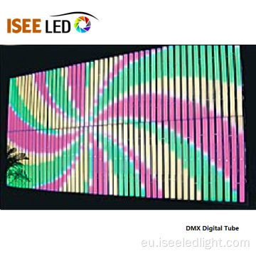 Fatxada argiztapena DMX TTL RGB LED argi lineala